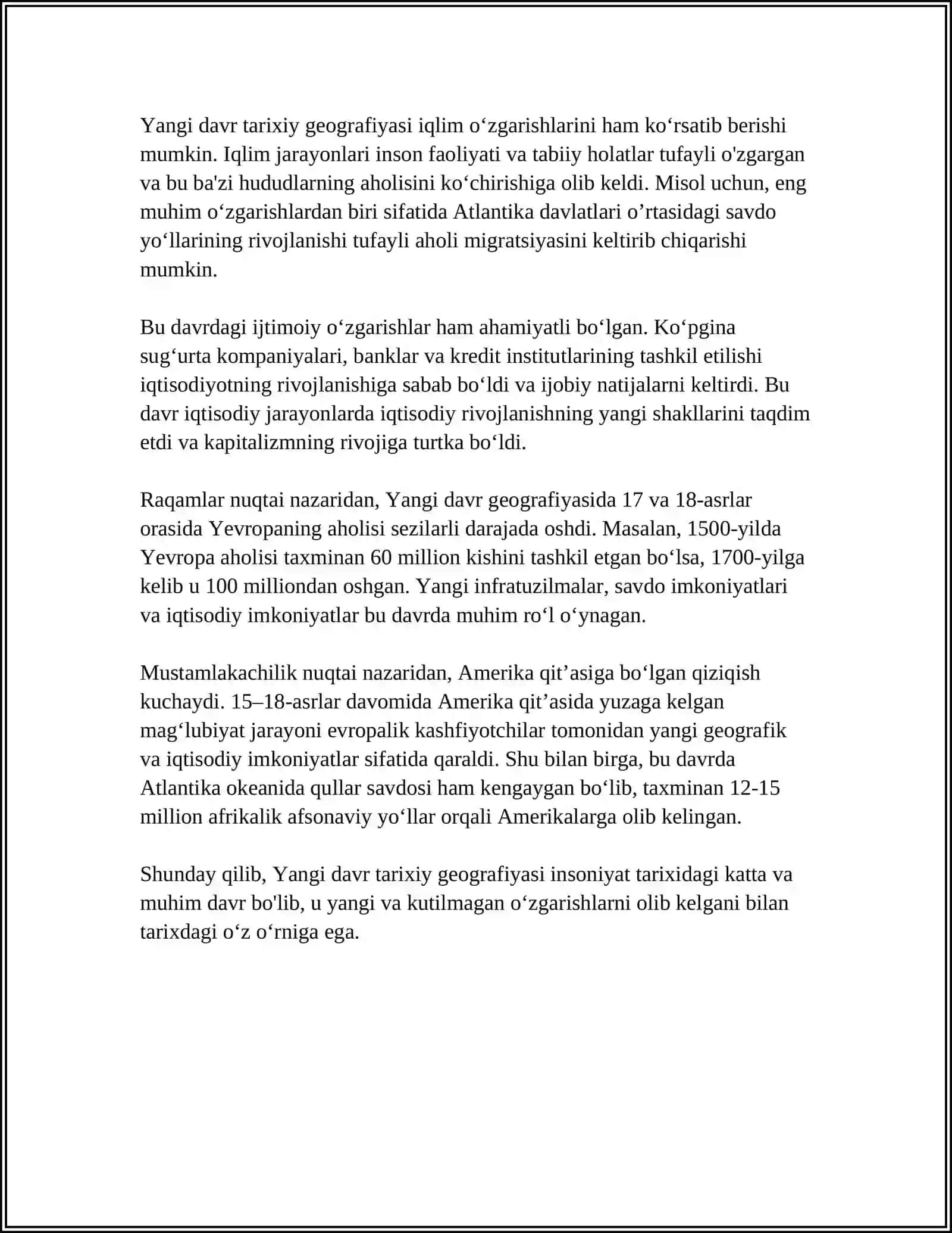 TARIXIY GEOGRAFIYA YANGI DAVRDA ORGANILISHI 4