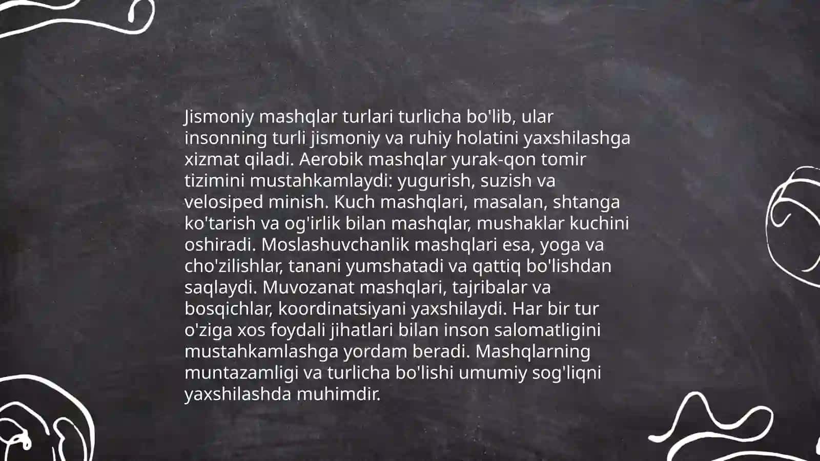 Jismoniy xususiyatlarni shakllantirish metodlari 4