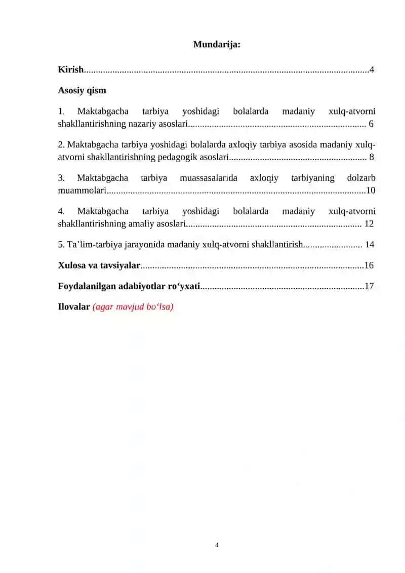 Maktabgacha yoshdagi bolalarga ta'lim-tarbiya berishda o'yin faoliyatining ustuvorligi 4