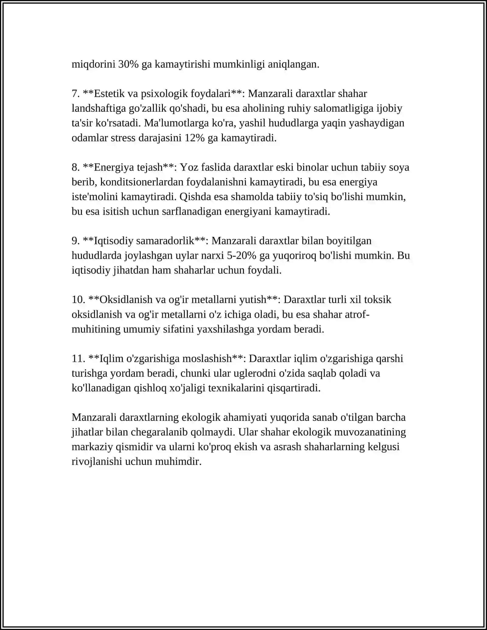 SHAHAR VA SANOAT RAYONLARIDAGI MANZARALI DARAXTLARNI AHAMIYATI 4