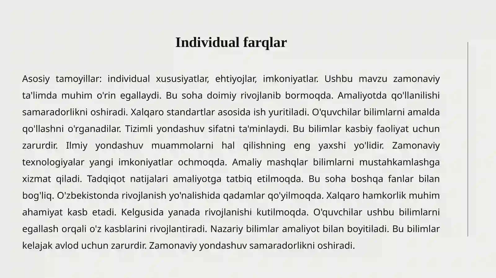 Individual Yondashuv 4