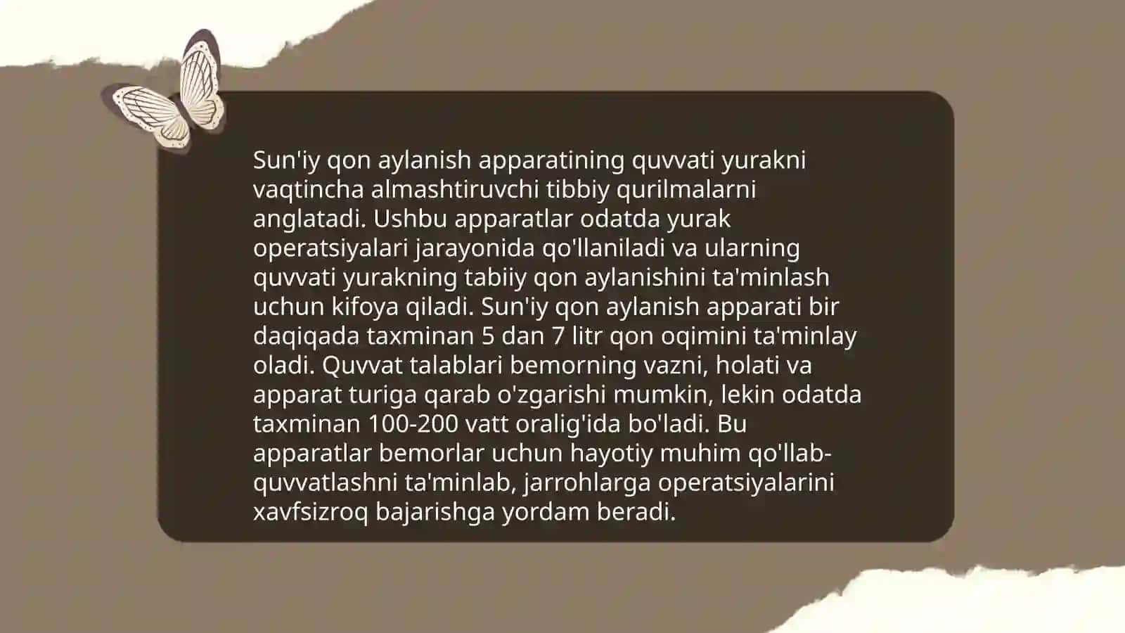 Sun'iy qon aylanish apparati 4