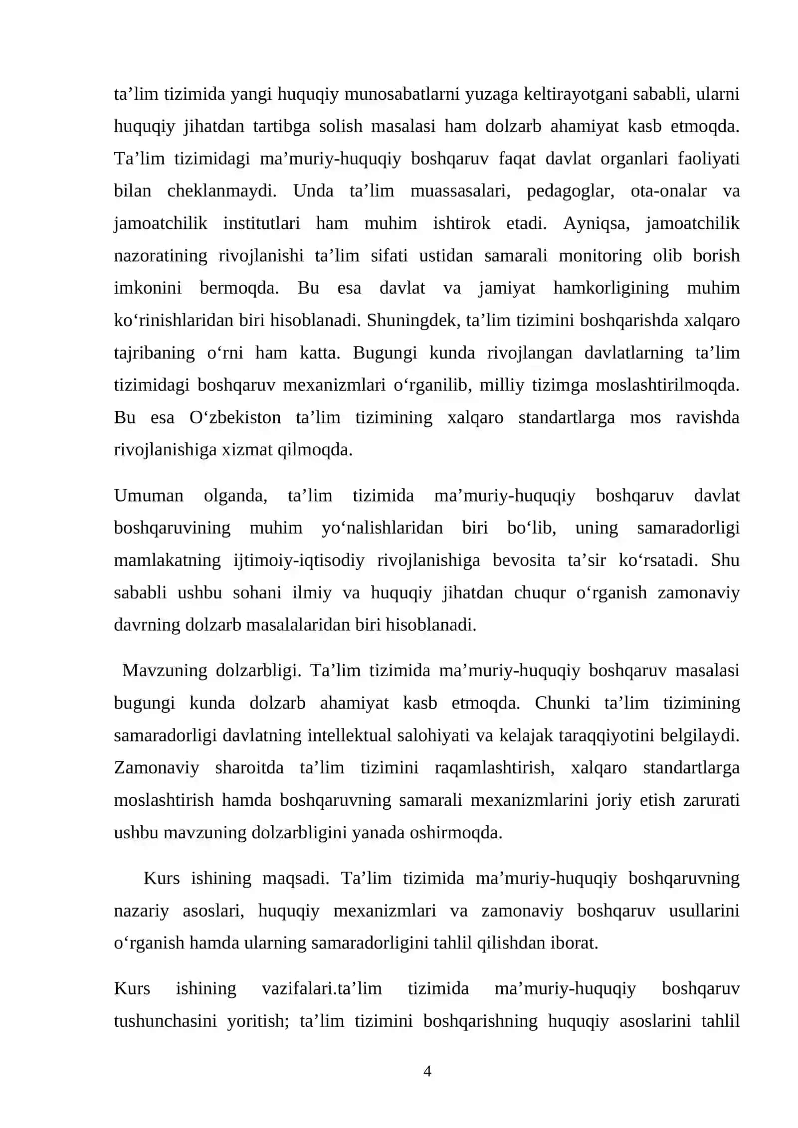 Ta'lim tizimida ma'muriy huquqiy boshqaruv 4