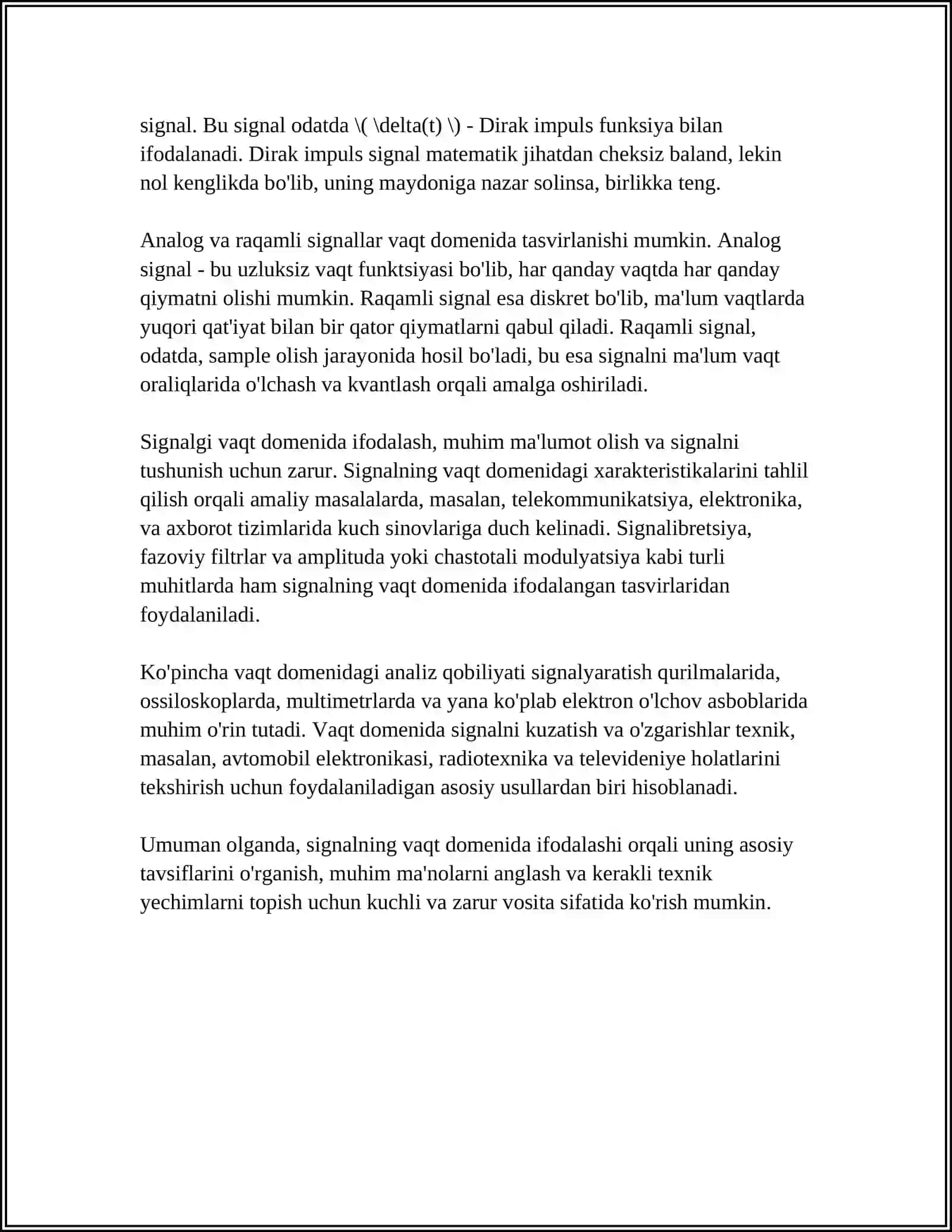 SIGNALLARNI SPETKR ORQALI IFODALASH 4