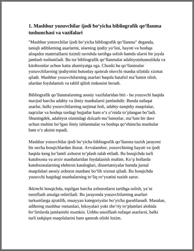 Mashhur yozuvchilar ijodi boʻyicha bibliografik qoʻllanma tuzish tajribasi 4