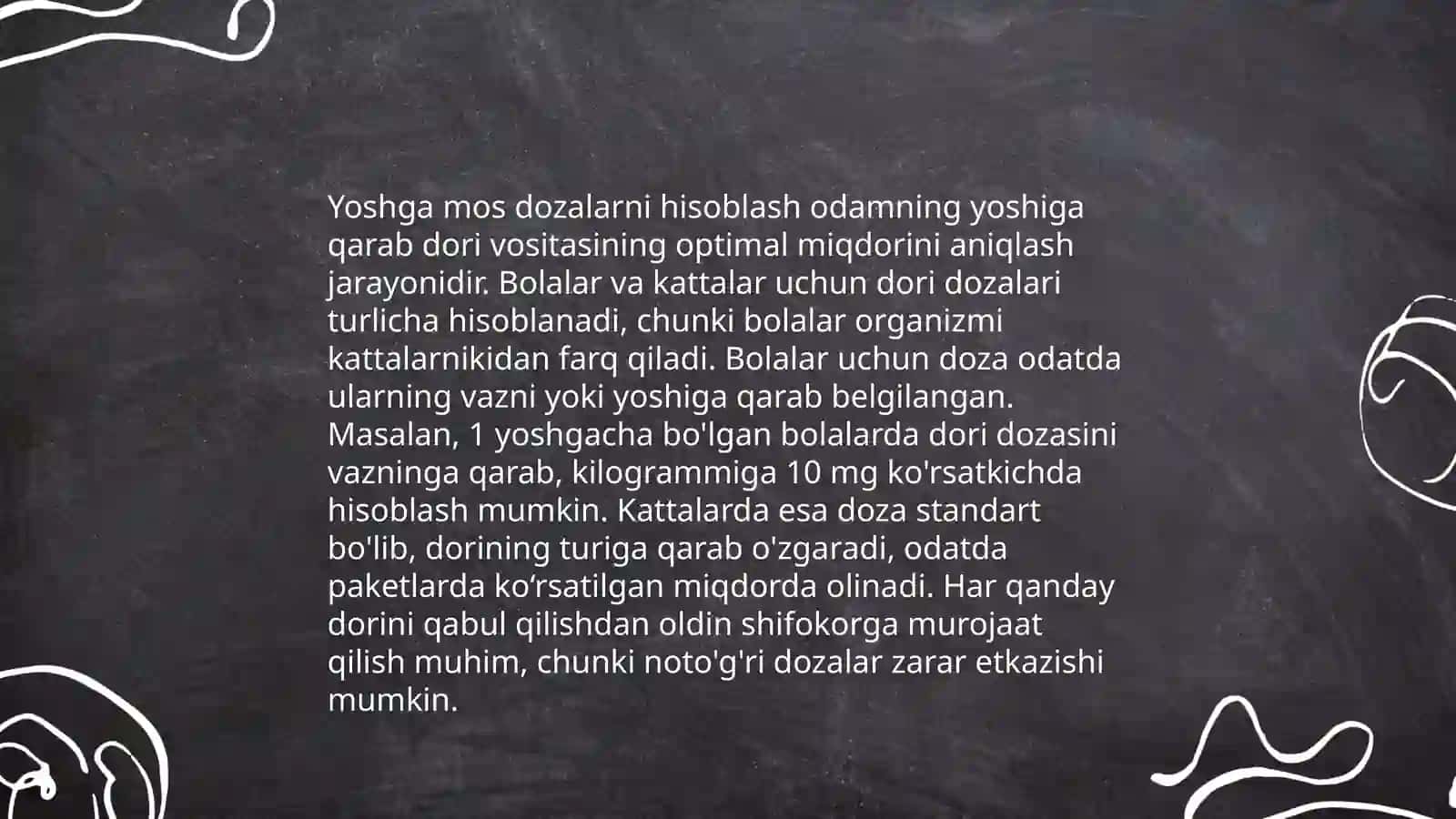Pediatriya amaliyotida dorilarni qo’llanilishi 4