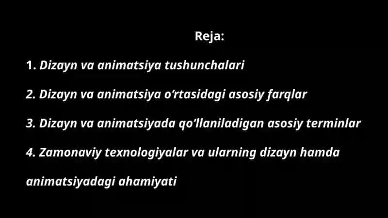 Dizayn va animatsiya o‘rtasidagi farq. Asosiy terminlar 4