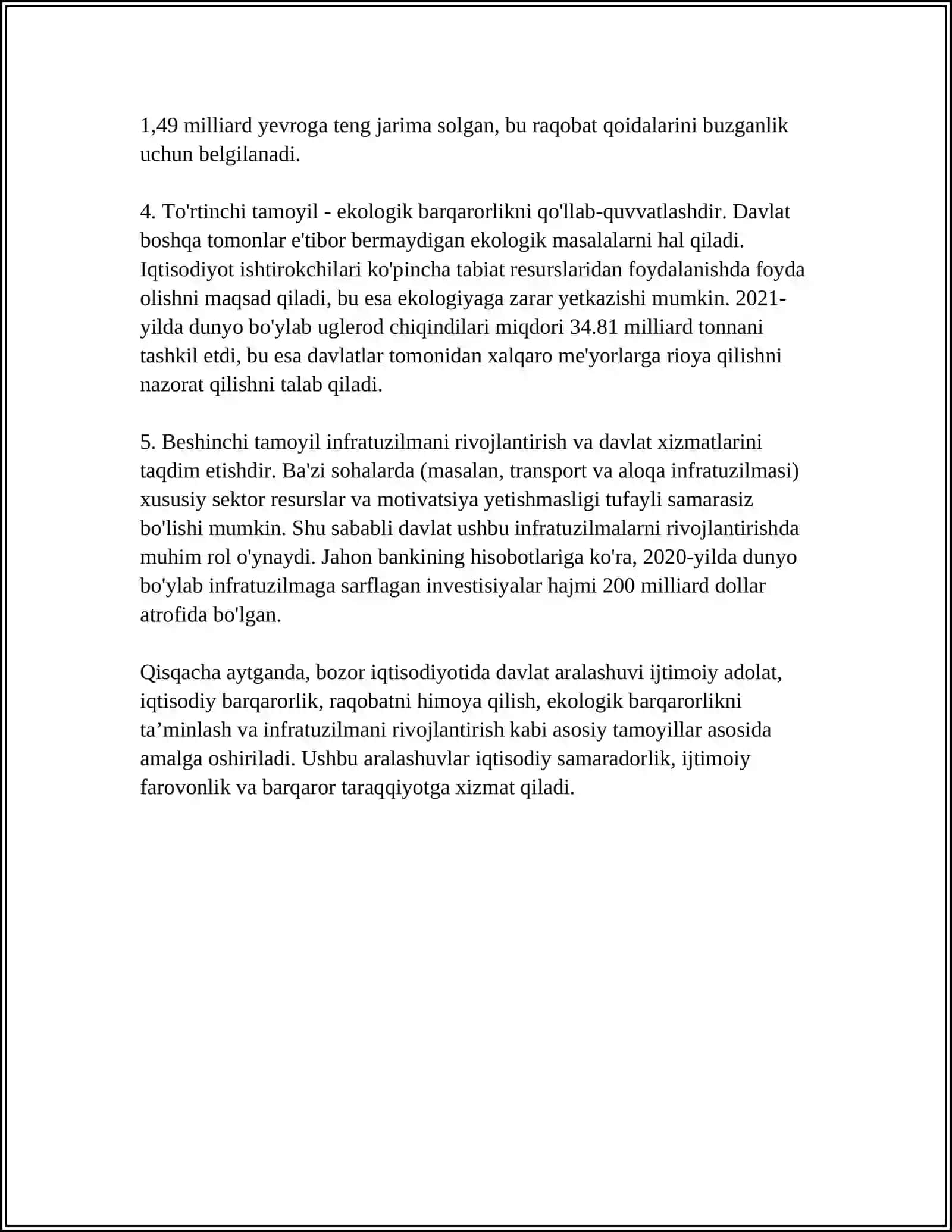 BOZOR IQTISODIYOTIGA DAVLAT ARALASHUVINING IJTIMOIY-XUQUQIY NEGIZLARI 4