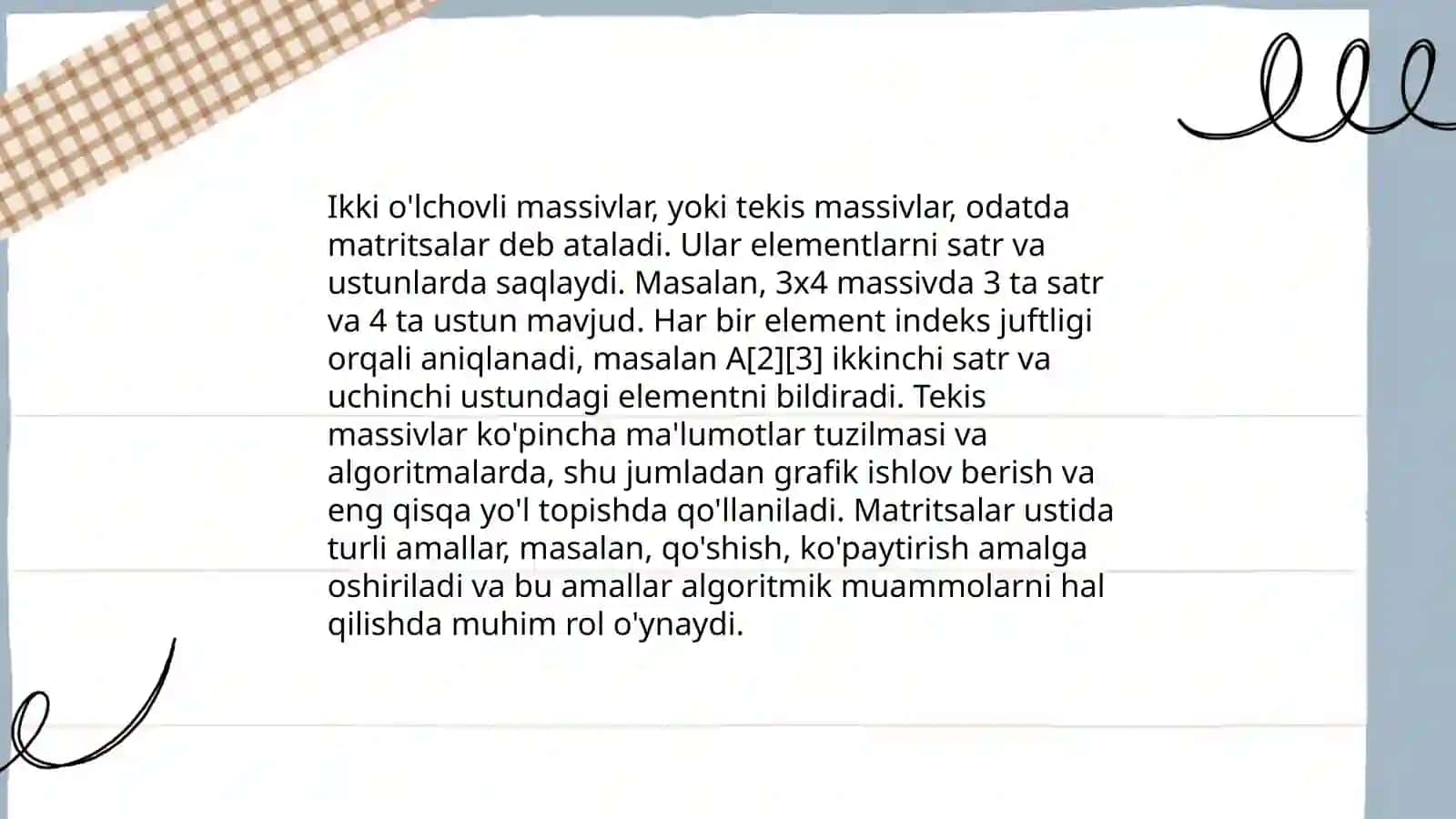 Chiziqli maʼlumotlar tuzilmasi 4