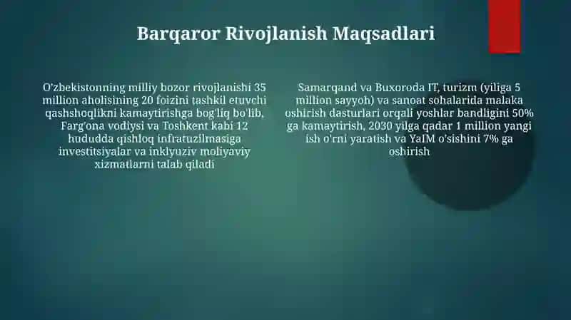 O'zbekistonda milliy bozorni shakllantirish vazifalari 4
