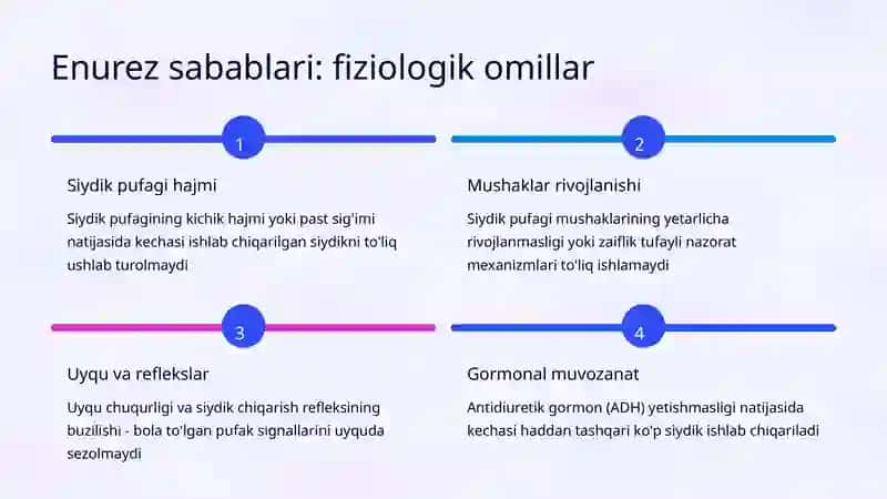 Enurez (Tunda Siydik Tutilmasligi): Sabablari va Davolash 4