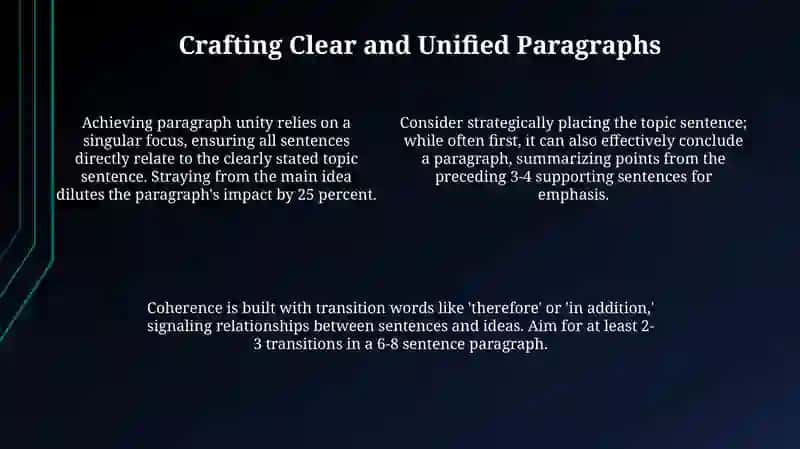Paragraph structure 4