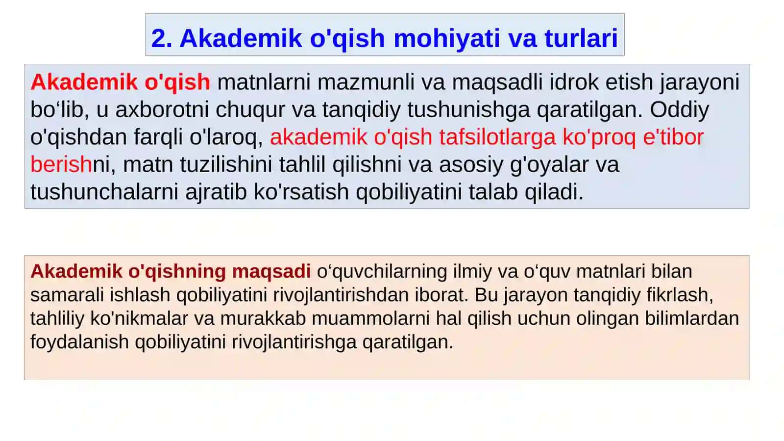 Akademik o'qishasoslari 4