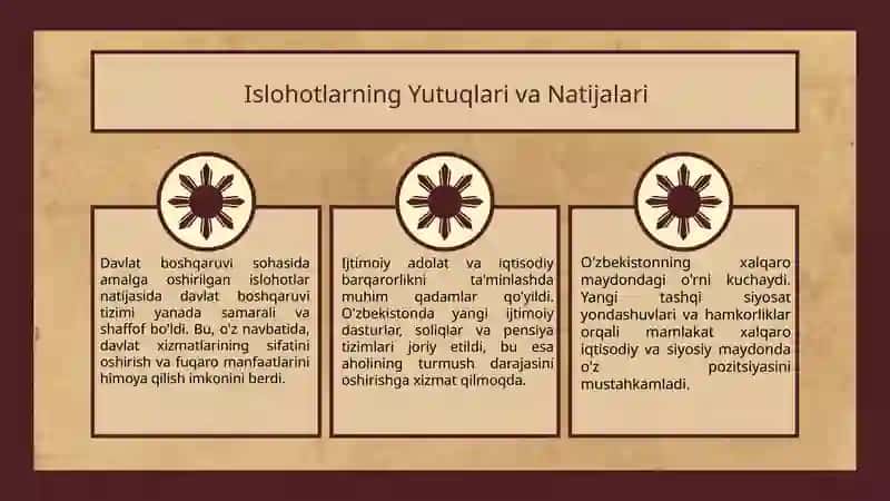 Mustaqillik yillarida boshqaruvi tizimida amalga oshirilgan  islohotlar 4