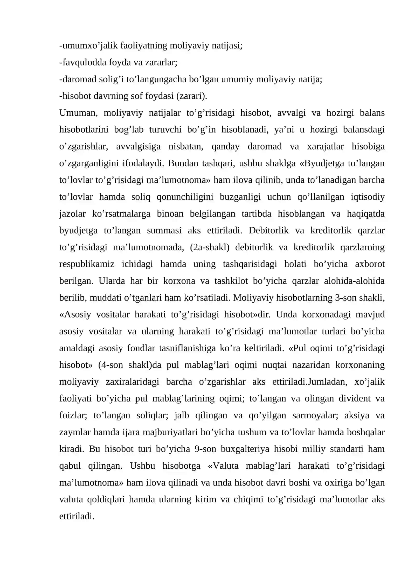 Moliyaviy xisobotlarni tarkibi va tuizsh tartibi 4