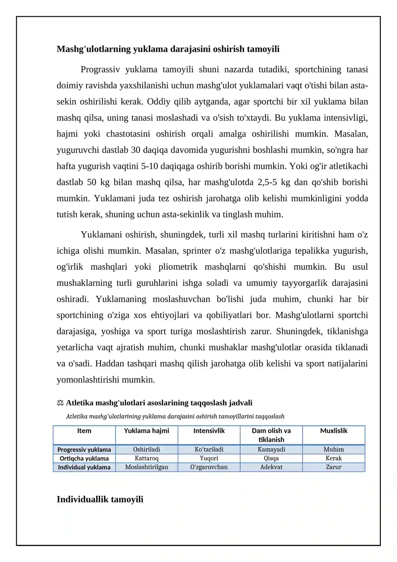 Yengil atletika bilan shugillantrish va uni orgatish asoslari 4
