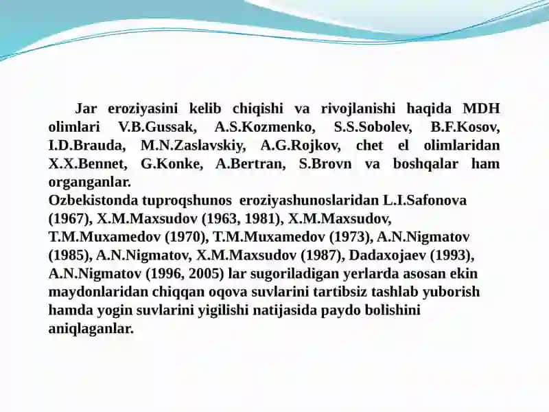 Jar eroziyasi va unga qarshi kurash chora-tadbirlari 4