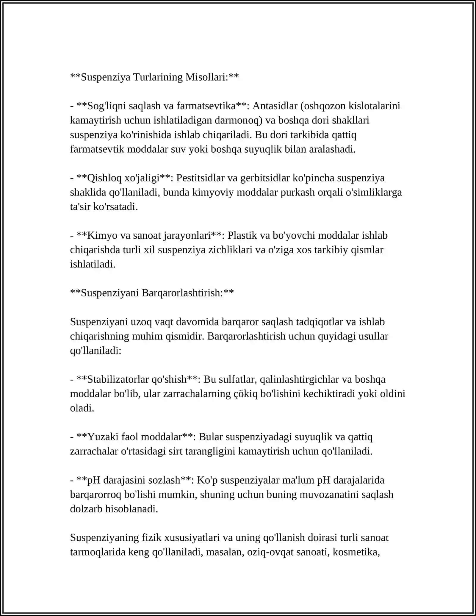 SUSPENZIYA HAQIDA TUSHUNCHA 4