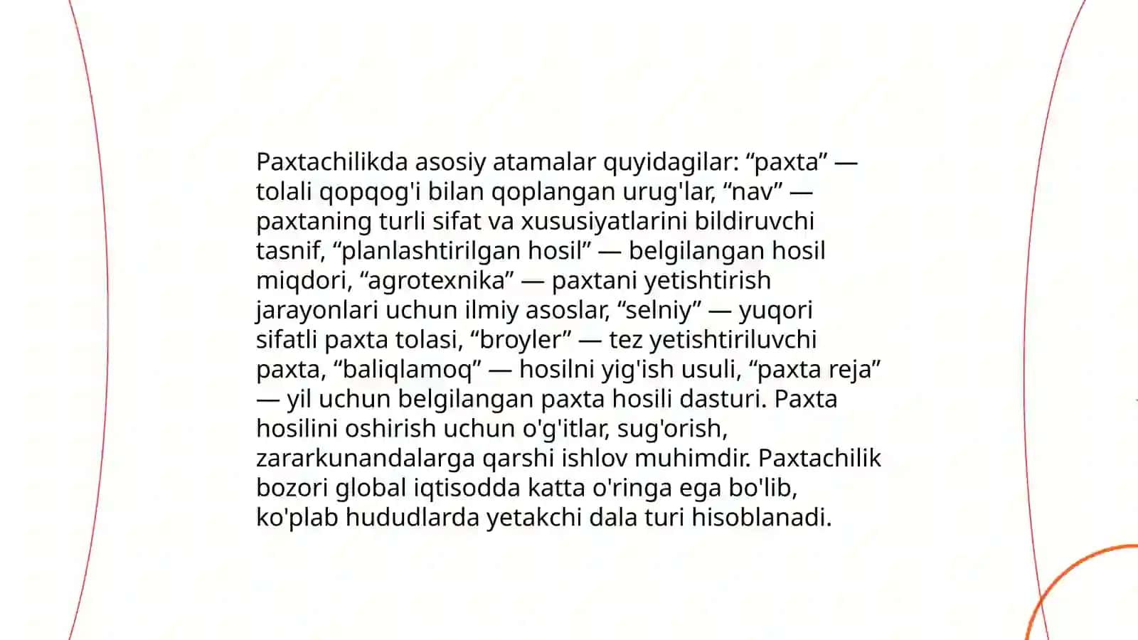 Ruscha-o‘zbekcha paxtachilik terminlari so‘zligi 4
