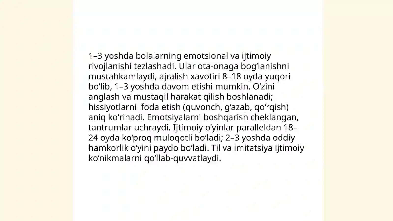 Shaxs rivojlanishining yosh va psixiologik xususiyatlari 4