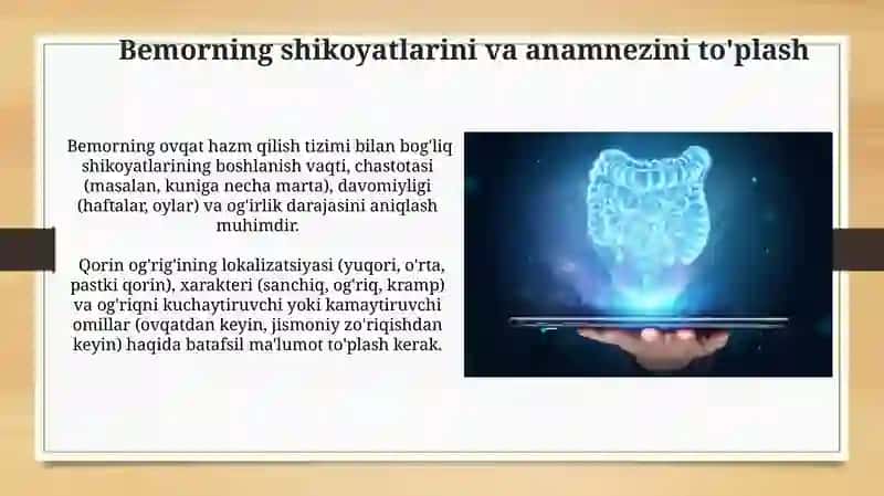 Oshqozon ichak yoʼlining harakat faoliyatini tekshirish usullari 4