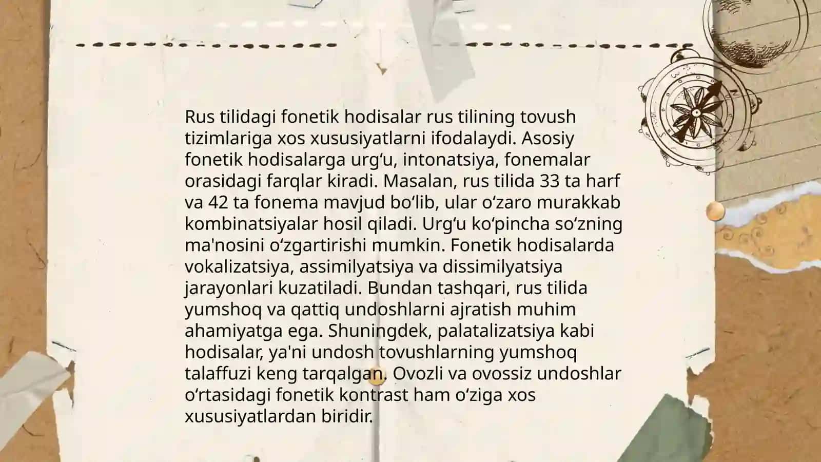 Turli tillardagi fonetik hodisalar 4
