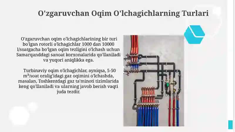 Bosimlar farqi va oʻzgaruvchan sarf oʻlchagichlar 4