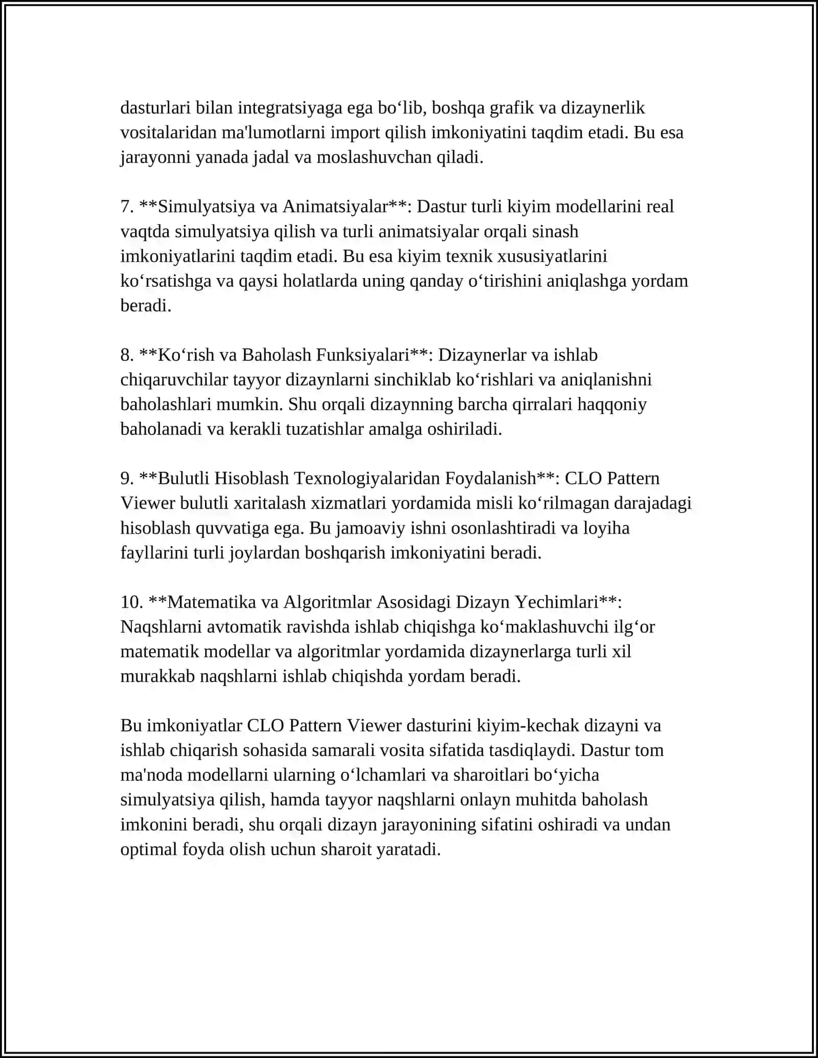 CLO PATTERN VIEWER DASTURI TOGRISIDA REFERAT 4