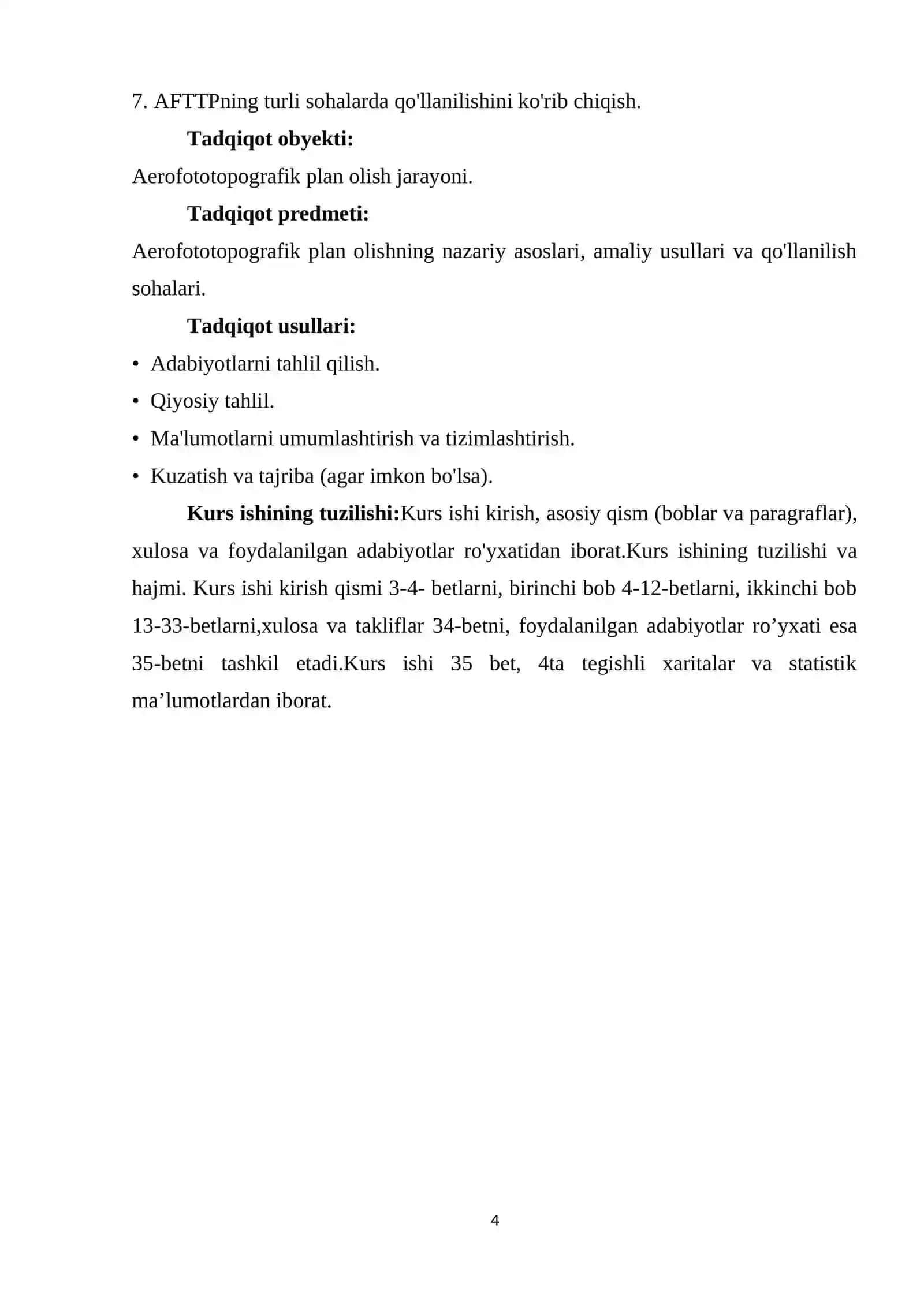 Aerofototopografik plan olish 4