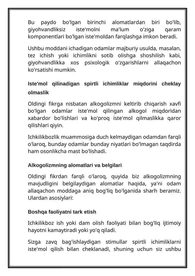 Alkogolizim va narkomaniyaning zamonaviy davolash usullari 4