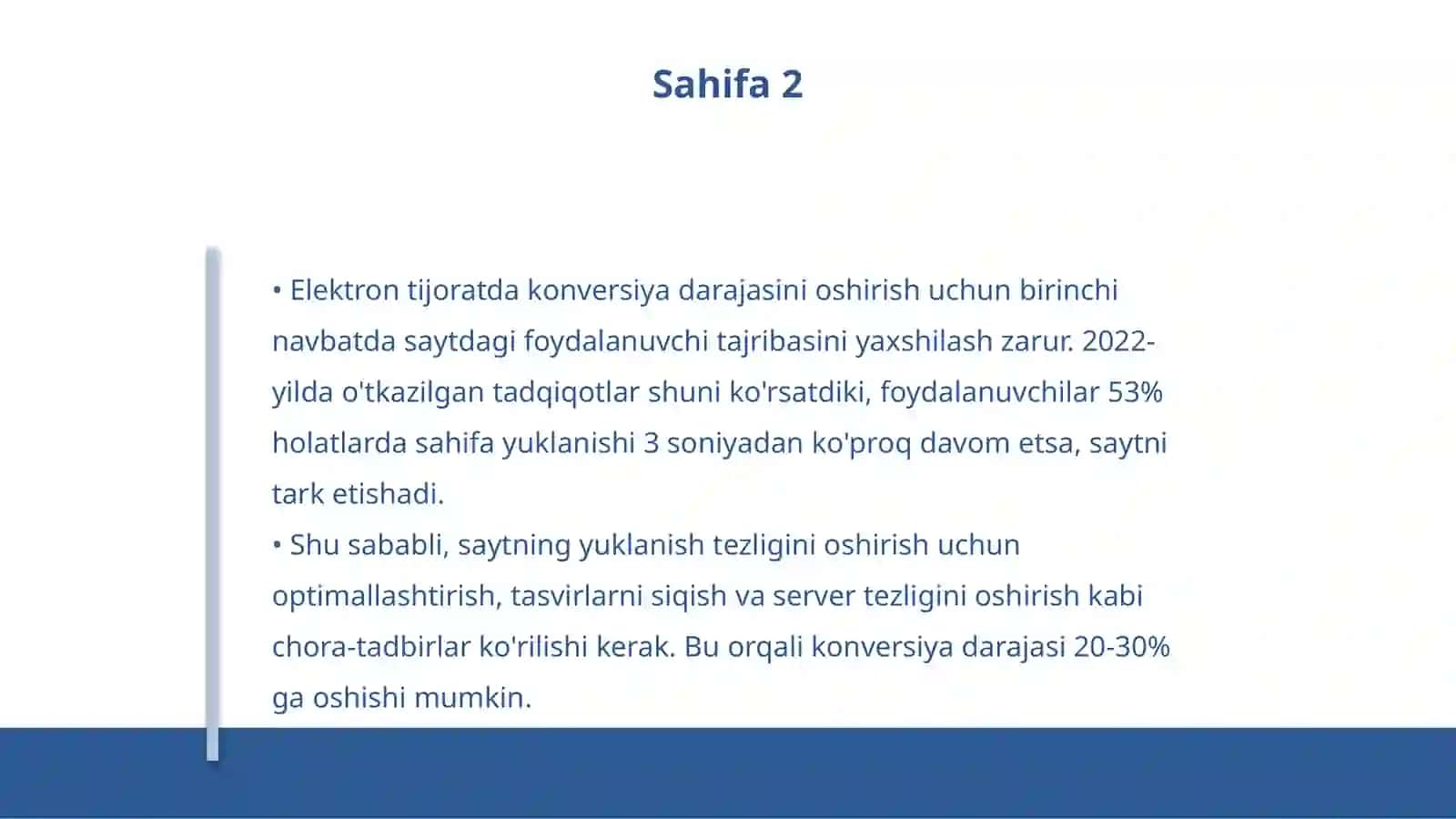Elektron tijoratda konversiya darajasini oshirish strategiyalari 4