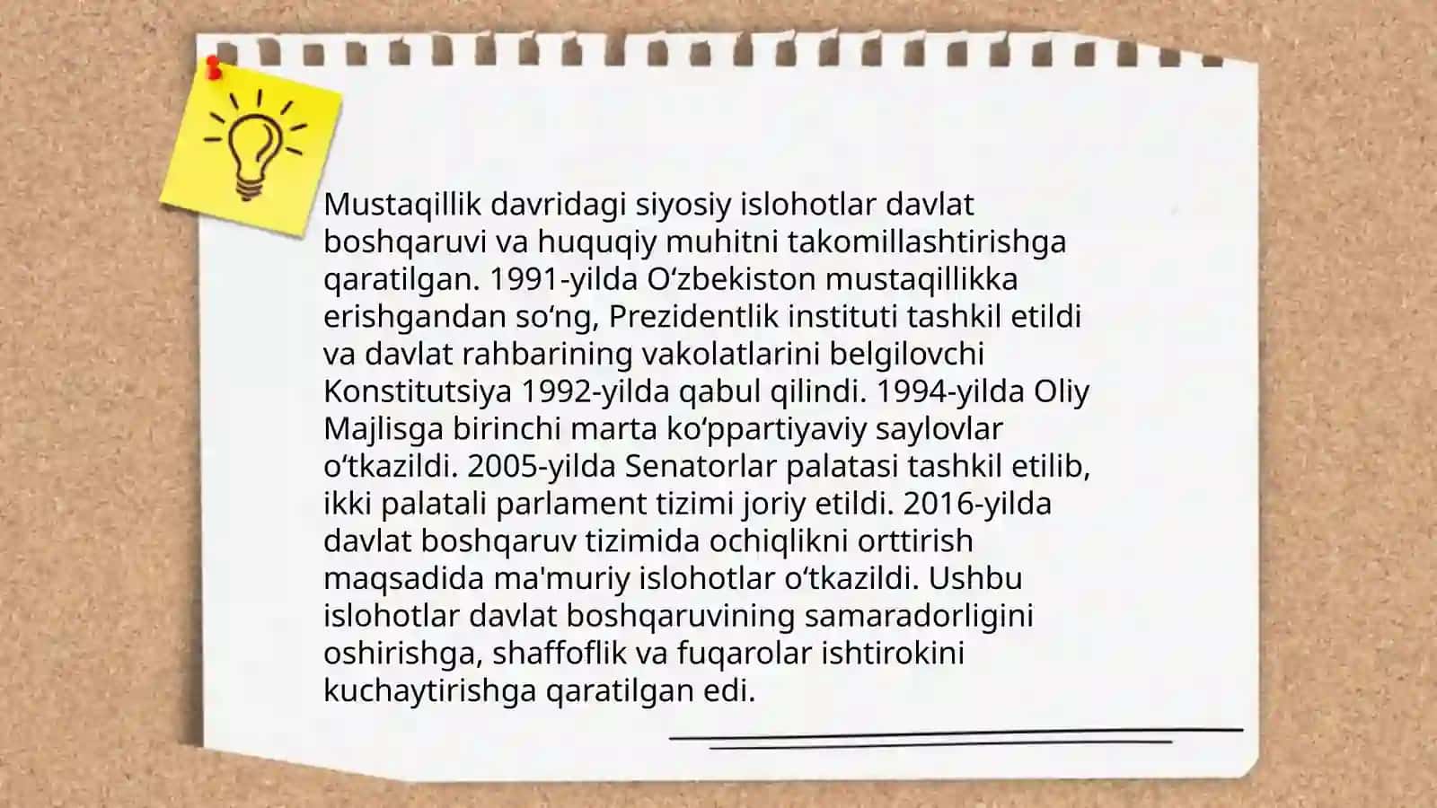 Oʻzbekistonda koʻppartiyaviylik tizimining shakllanishi va uning ahamiyati 4