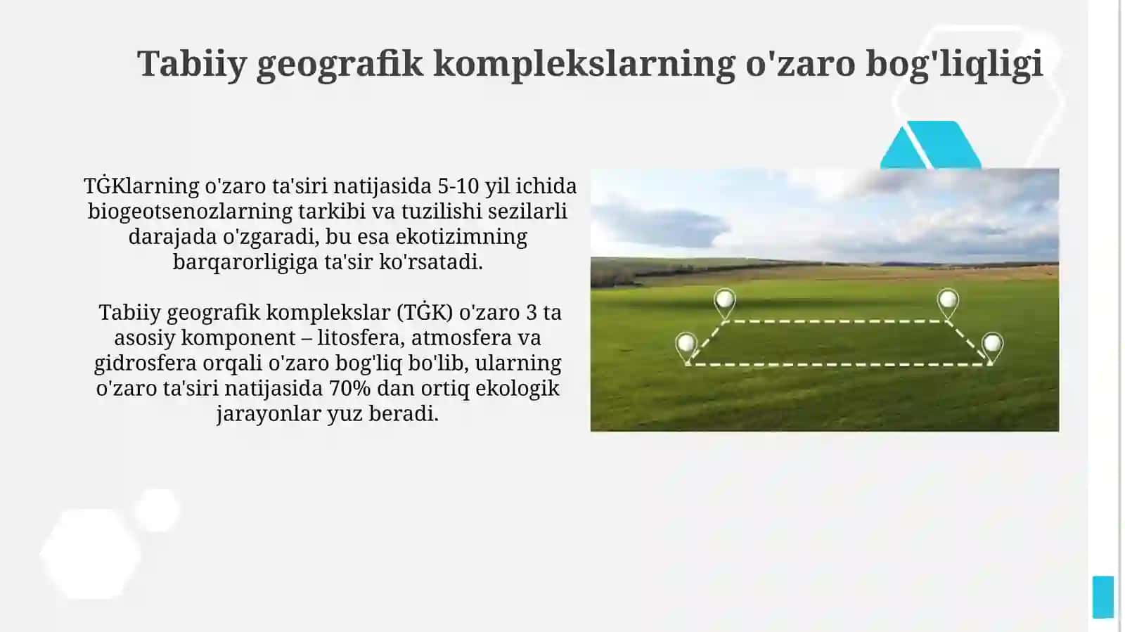 Tabiiy geografik komplekslar eraxiyasi 4