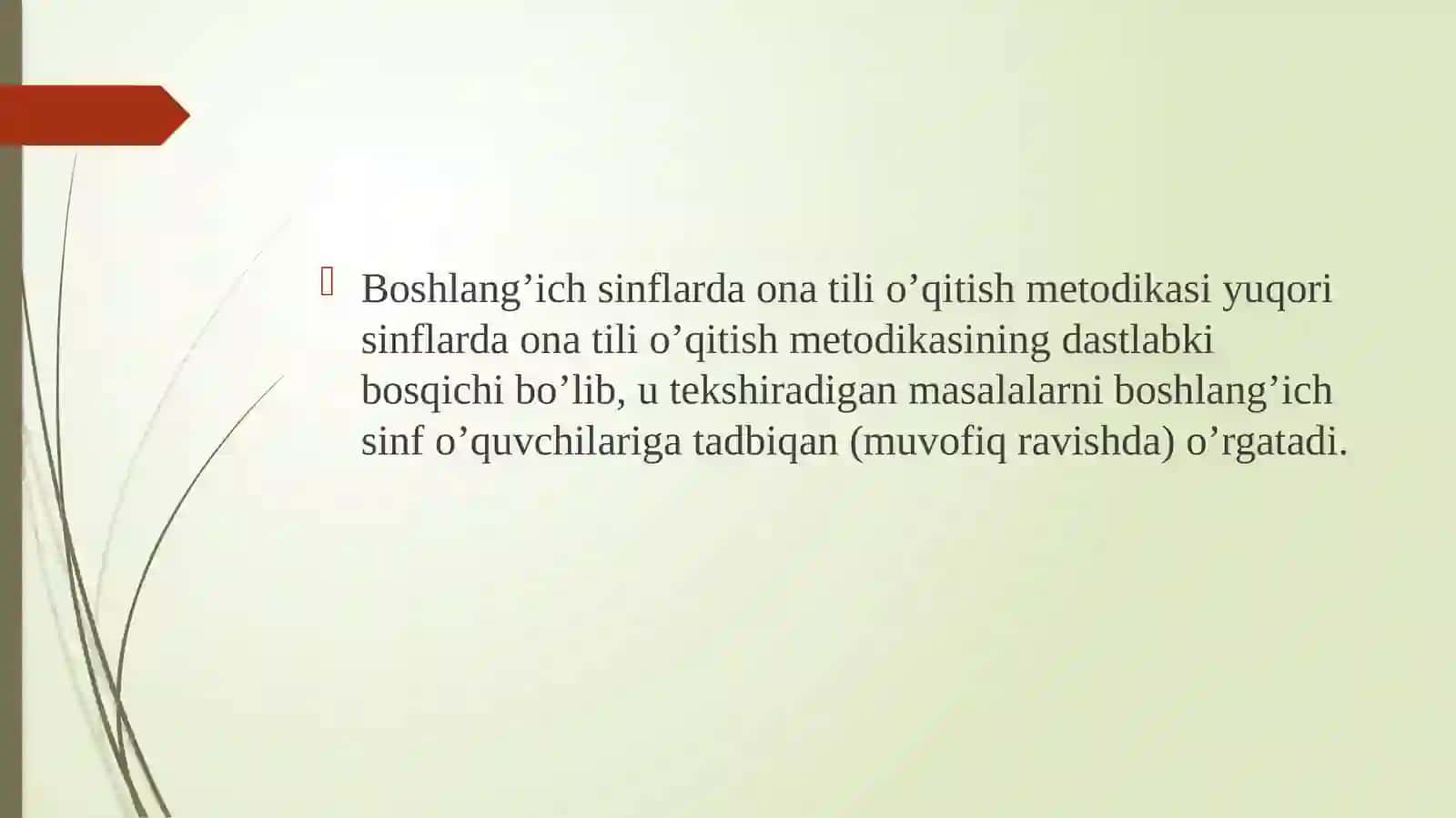 Onatilidan Davlatta 'lim standartlari va o'quv dasturi mazmuni 4