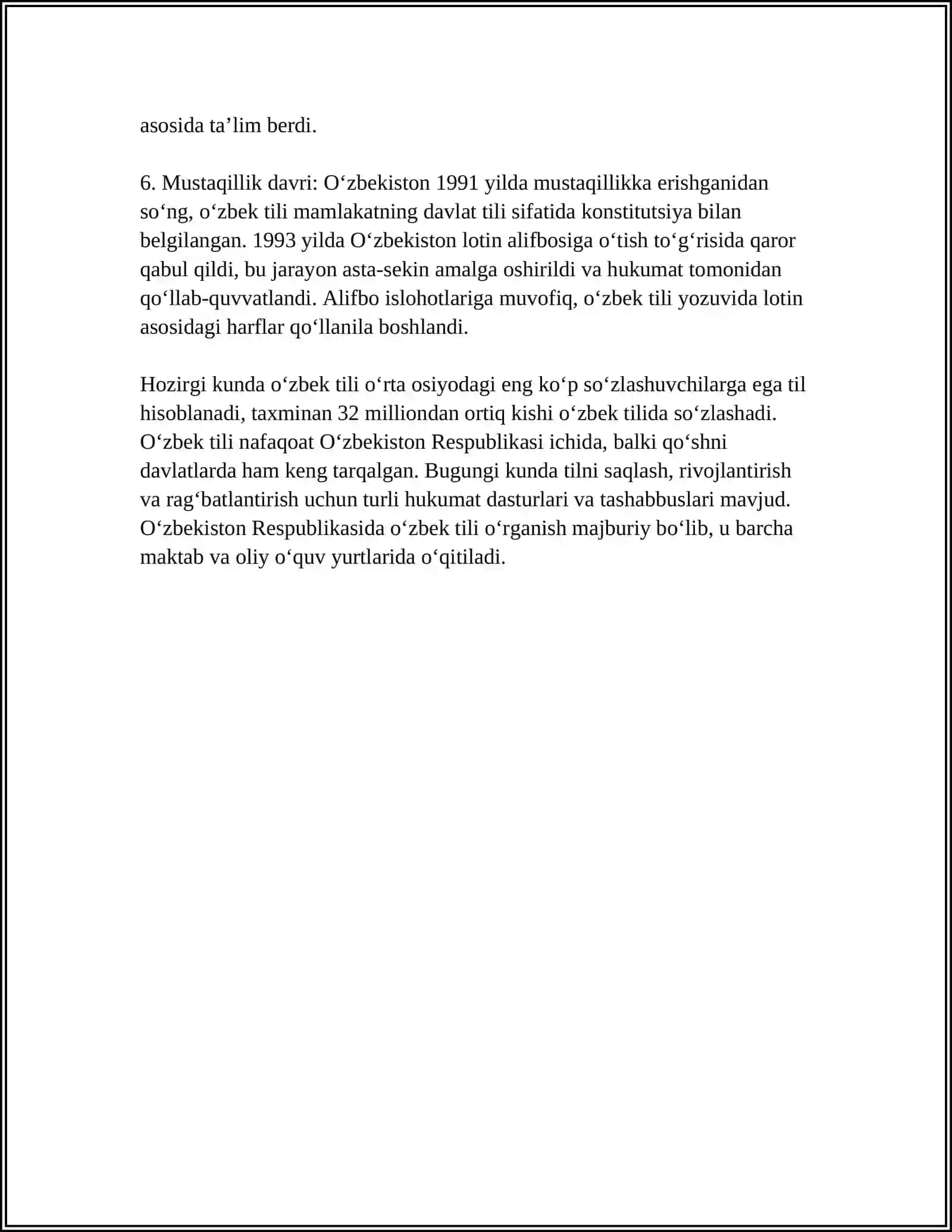 RIVLANISHNING "OʻZBEK MODILI" VA UNING XUSUSIYATLARI 4