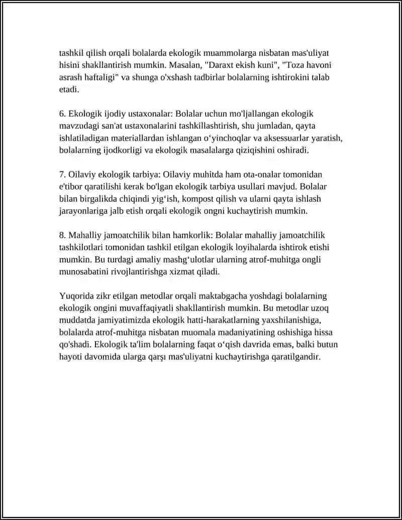 Maktabga shekemgi yoshdagi bolalarning ekologik tarbiyasi 4