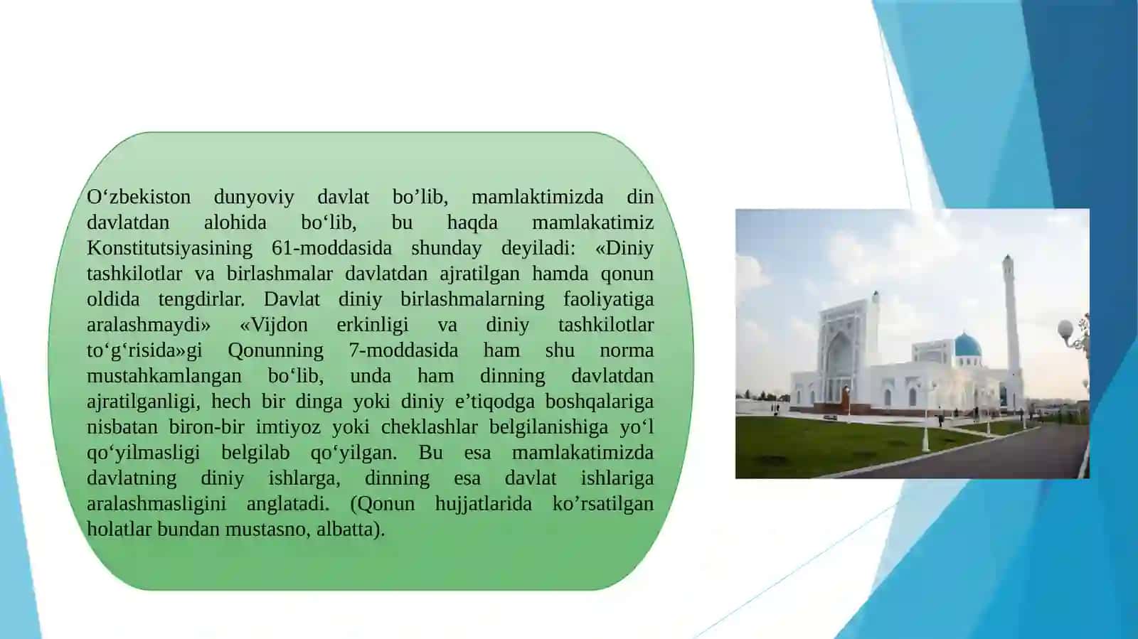 O’zbekistonda olib borilayotgan diniy tashkilotlar faoliyati 4
