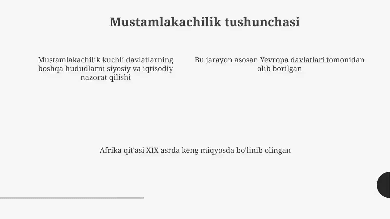 Afrikamamlakatlaridamustamlakachilikvataraqqiyotmuammolari 4