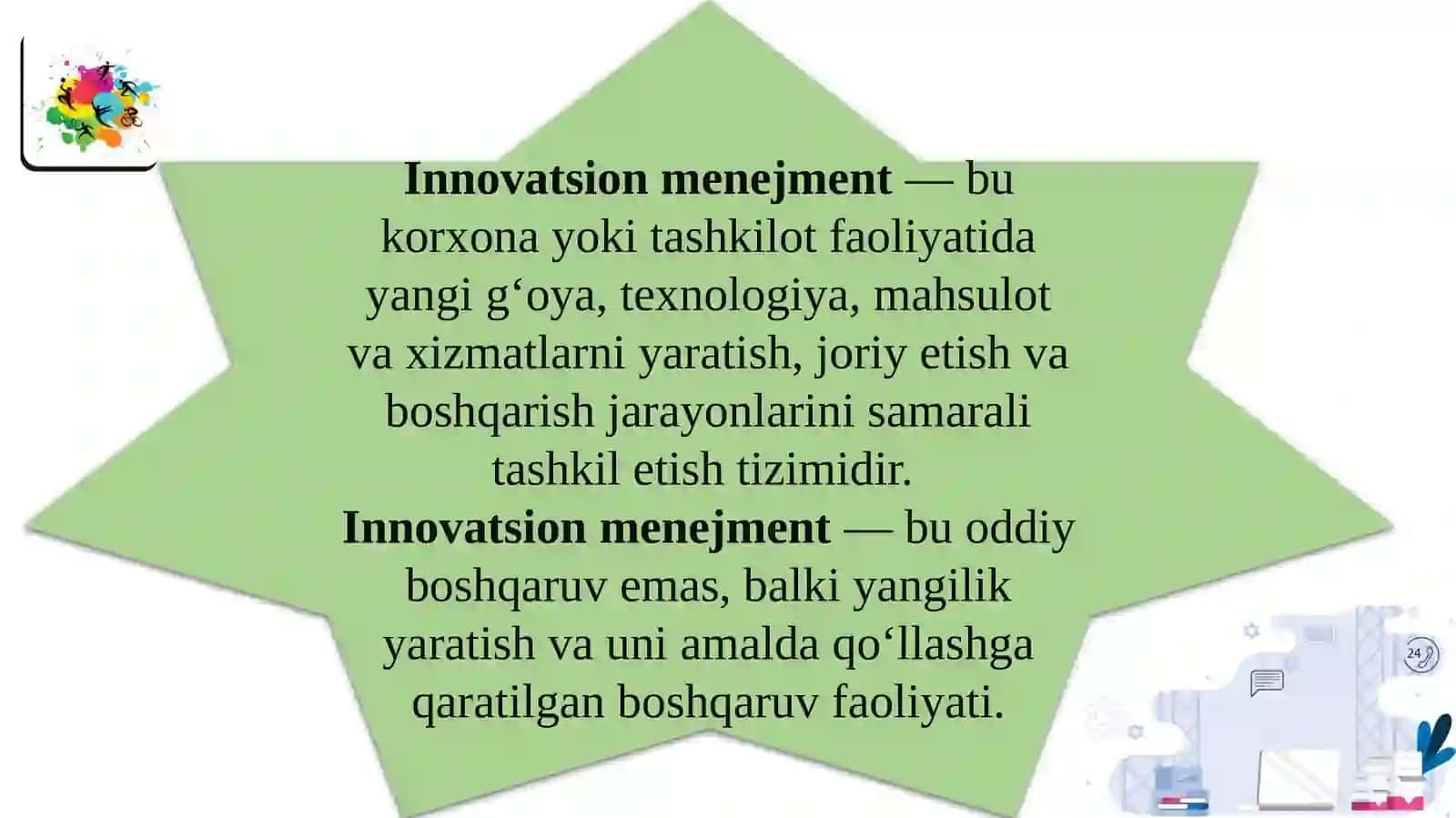 Innovatsion menejmentning mohiyati va vazifalari 4