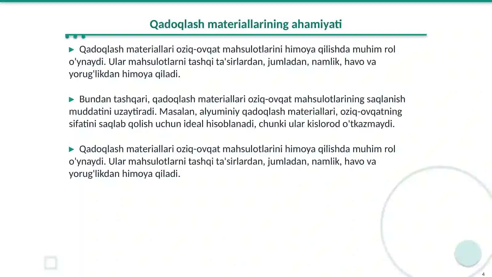 Konservalashda qoʻllaniladigan materiallar 4