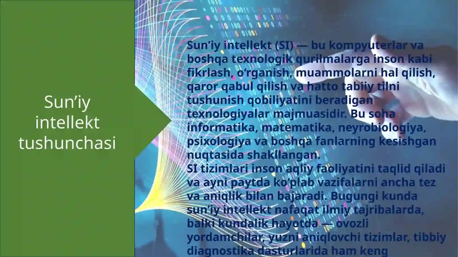 Sun’iy intellekt tizimlari 4