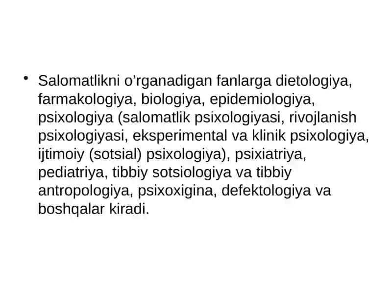 Salomatlik ta’rifi 4