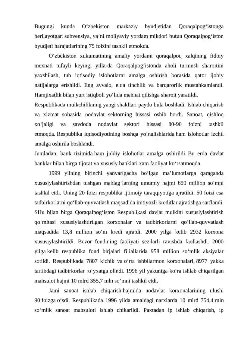 MUSTAQILLIK YILLARIDA QORAQALPOG’ISTON RESPUBLIKASI. 4