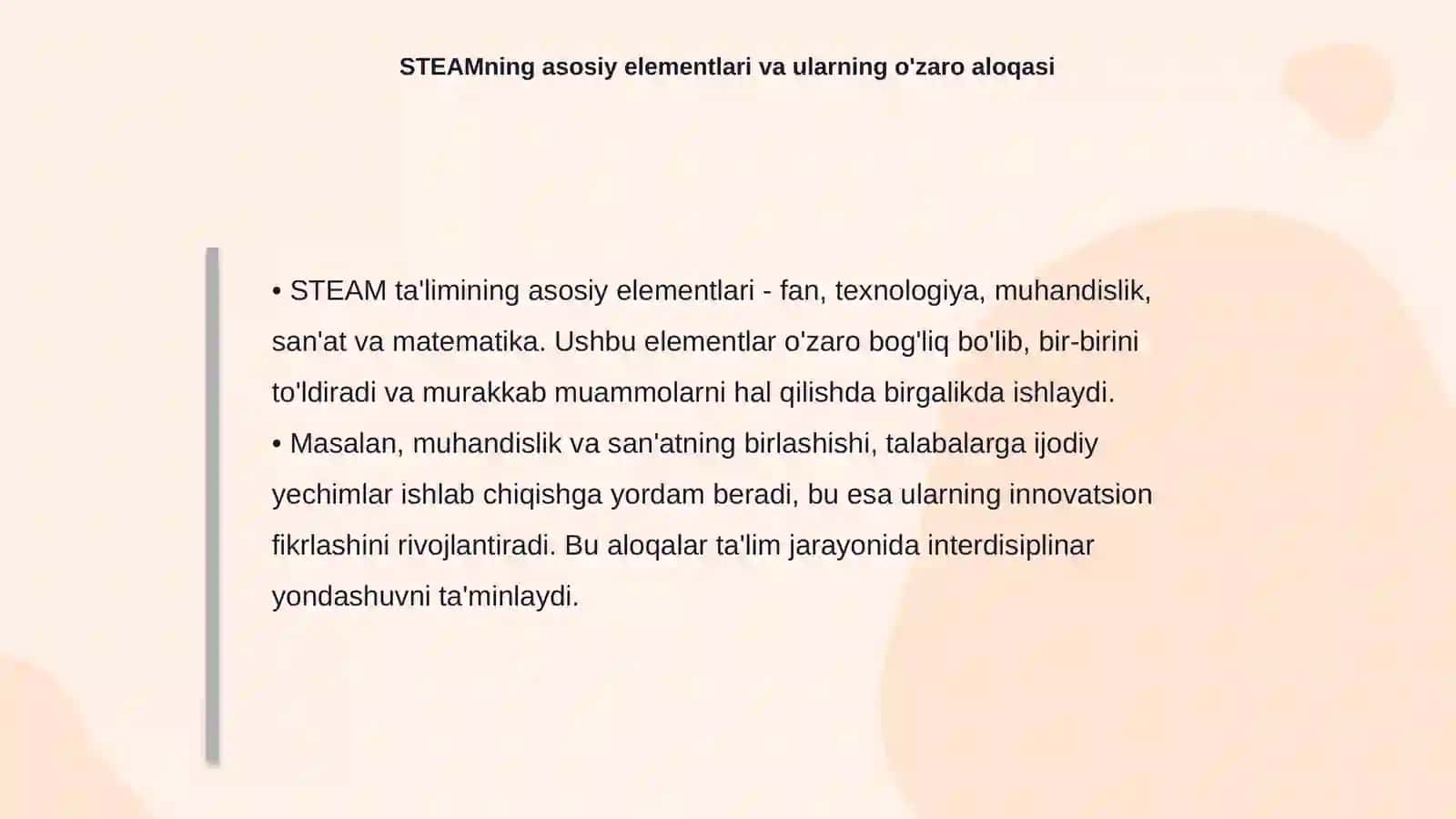 STEAM va STEAMning rivojlantirishi 4