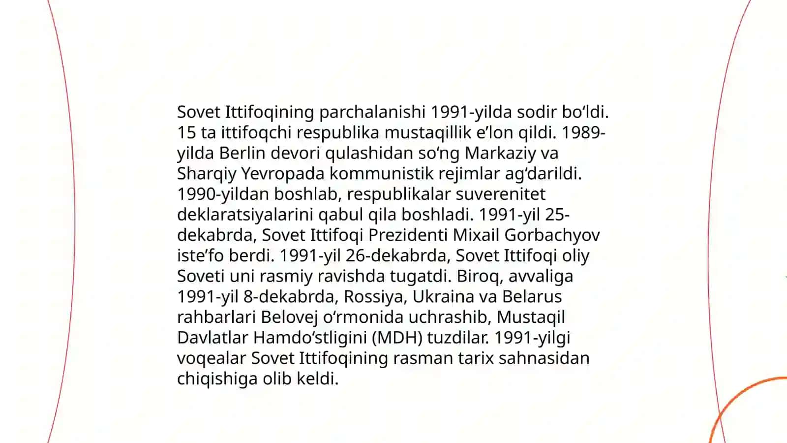 O‘zbekiston mustaqillikka erishishi 4