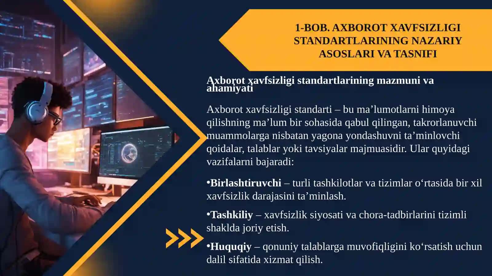 AXBOROT XAVFSIZLIGI STANDARTLAR 4