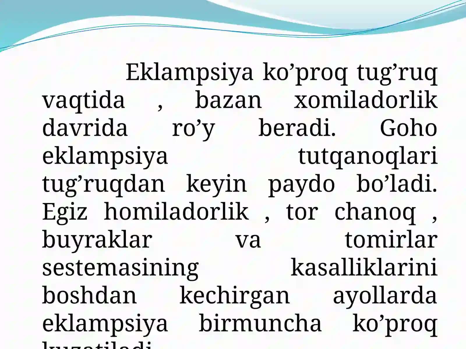 Buyrak eklampsiyasida kechiktirib bo'lmaydigan yordam asoslari 4