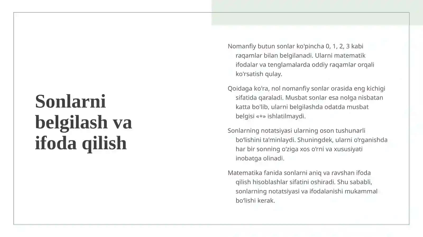 Nomanfiy butun sonlar ustida arifmetik amallar 4