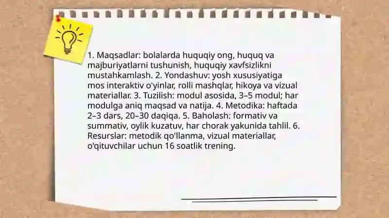 MTT tarbiyachilarini bolalarga huquqiy tarbiya berishga tayyorlash metodikasi 4