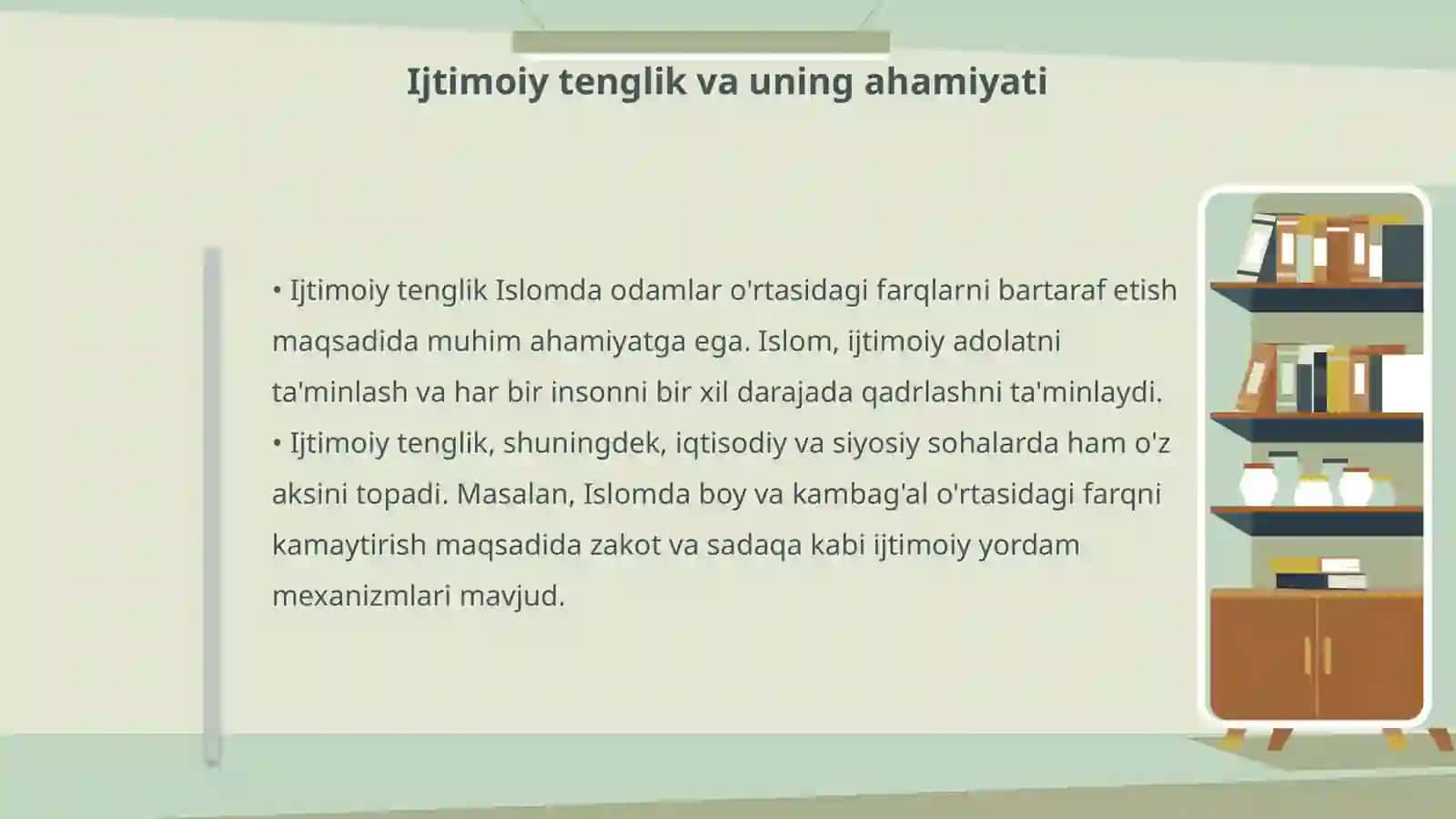 Islomda inson huquqlari himoyasi, ijtimoiy tenglik, adolat va tolerantlik 4
